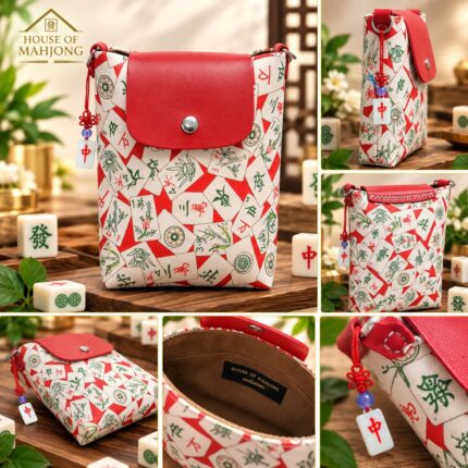 Red Fortune Mahjong Phone Sling